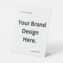 Maak Je Eigen Ontwerp en Druk Voetstuk Bord Reclamebord Met Voetstuk