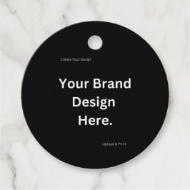 Maak je eigen ontwerp en print favor tags bedankjes labels