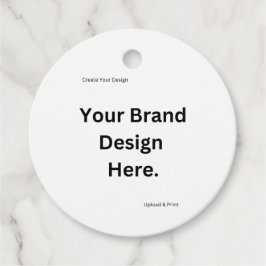 Maak je eigen ontwerp en print favor tags bedankjes labels