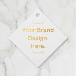 Maak Je Eigen Ontwerp en Print Folie Favor Tag