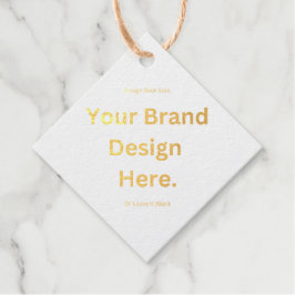 Maak je eigen ontwerp en print folie favor tag