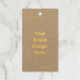 Maak Je Eigen Ontwerp en Print Folie Gift Tag