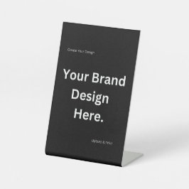 Maak Je Eigen Ontwerp en Print Sokkelbord Reclamebord Met Voetstuk