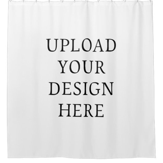 Maak Je Eigen Ontwerp Gepersonaliseerd Douchegordijn (Voorkant)