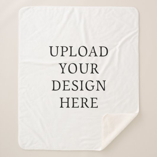 Maak Je Eigen Ontwerp Gepersonaliseerd Sherpa Deken (Voorkant)