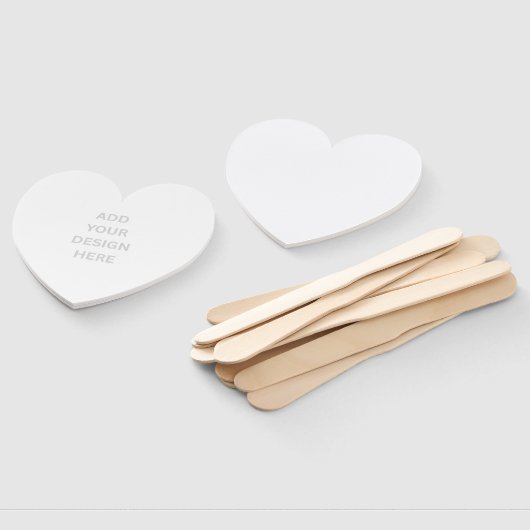 Maak je eigen ontwerp Hart programma ventilator Handwaaier (Niet-gemonteerd)