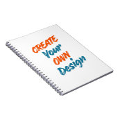 Maak Je Eigen Ontwerp  Notitieboek (Rechterzijde)