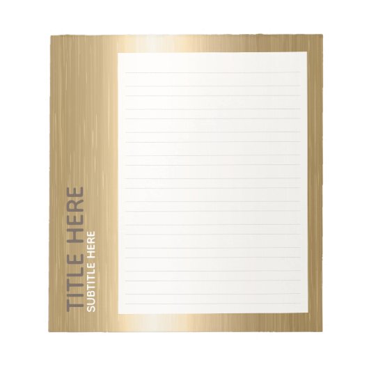 MAAK-JE-EIGEN ontwerp op maat upload je eigen ontw Notitieblok (Voorkant)