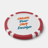 Maak je eigen ontwerp poker chips (Enkel)