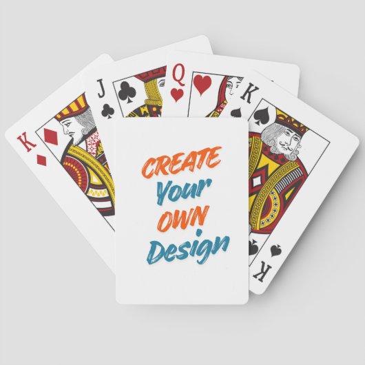 Maak Je Eigen Ontwerp  Pokerkaarten (Achterkant)
