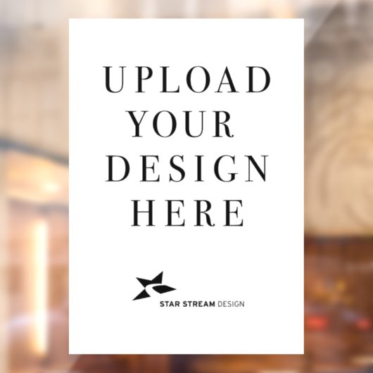 Maak Je Eigen Ontwerp Raamsticker (Vel 2)