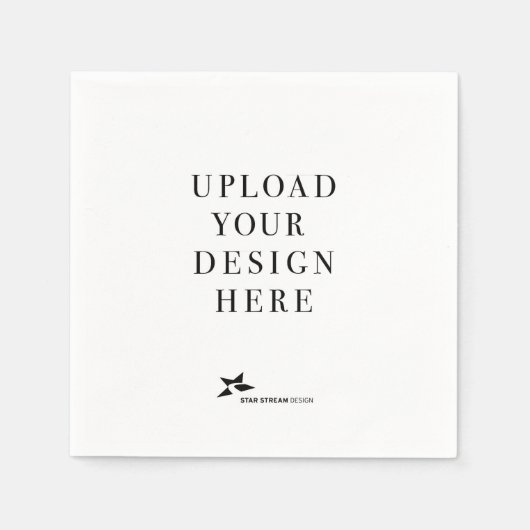 Maak Je Eigen Ontwerp Servet (Voorkant)