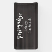 Maak Je Eigen Ontwerp Spandoek (Verticaal)