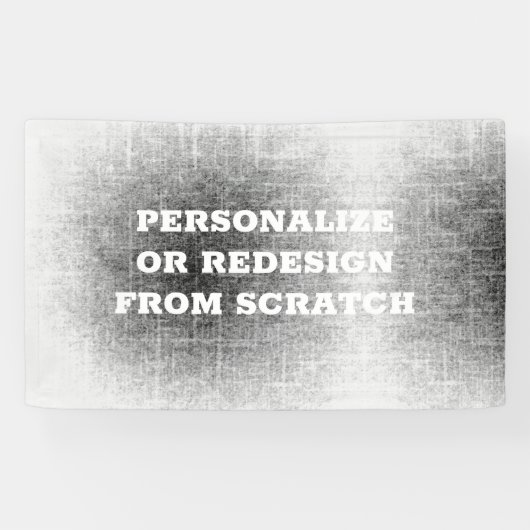 Maak je eigen ontwerp spandoek (Horizontaal)