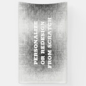 Maak je eigen ontwerp spandoek (Verticaal)