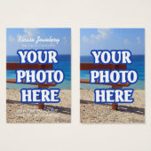 Maak je eigen oorbel achtergrond visitekaartje (Voorkant /achterkant)