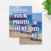 Maak je eigen oorbel achtergrond visitekaartje (Bureau)