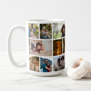 Maak je eigen op maat gemaakte 18 foto's gepersona koffiemok