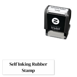 Maak je eigen op maat gemaakte 1.4" x 0.4" zelfinktende stempel