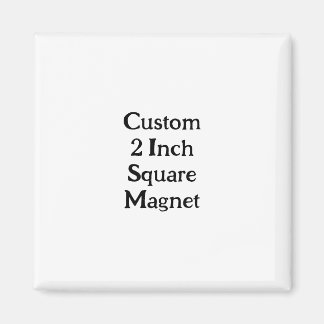 Maak je eigen op maat gemaakte 2" vierkante magnee magneet
