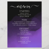 Maak je eigen op maat gemaakte donkere kleurige om menu (Voorkant)