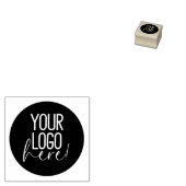 Maak je eigen op maat gemaakte ronde bedrijfslogo rubberstempel (Gestempeld)