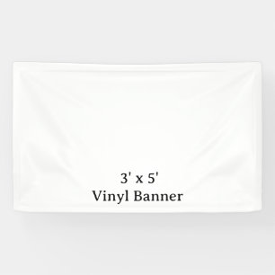 Maak je eigen op maat gemaakte vinyl 3' x 5' banne spandoek