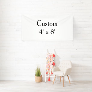 maak je eigen op maat gemaakte Vinyl 4' x 8' voor Spandoek