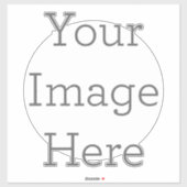 Extra groot (35,5 x 35,5 cm) Op maat gesneden vinyl stickers (Vel)