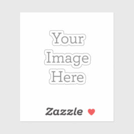 Maak je eigen op maat gesneden transparante huweli sticker