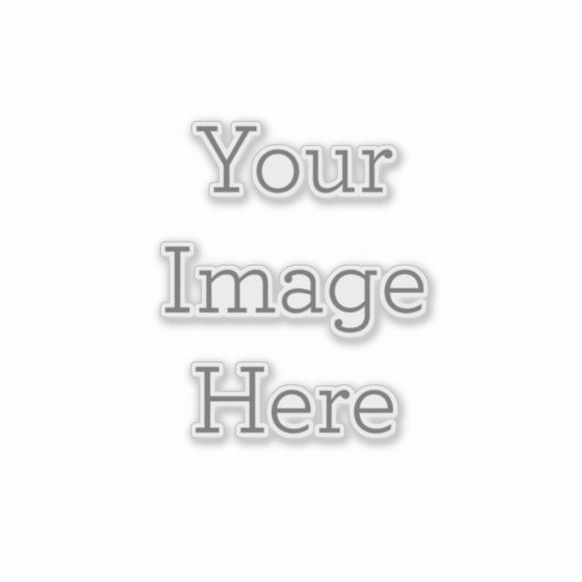 Groot (20,3 x 20,3 cm) Op maat gesneden vinyl stickers (Voorkant)