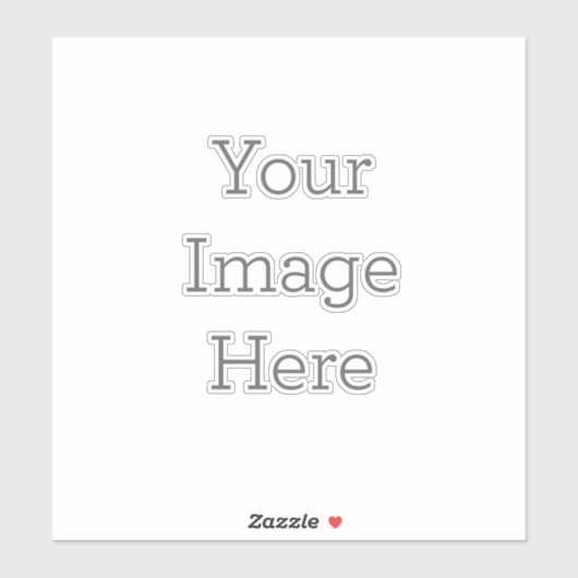 Groot (20,3 x 20,3 cm) Op maat gesneden vinyl stickers (Vel)