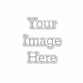 Groot (20,3 x 20,3 cm) Op maat gesneden vinyl stickers (Voorkant)