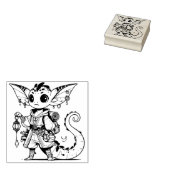 Maak Je Eigen Opkomende Draken-Potioneer Rubberstempel (Gestempeld)
