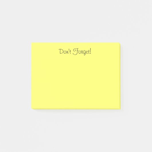 Maak je eigen opmerkingen in je favoriete kleur post-it® notes (Voorkant)