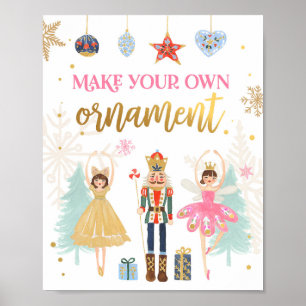 Maak je eigen Ornament voedingskraker Ballerina Gi Poster