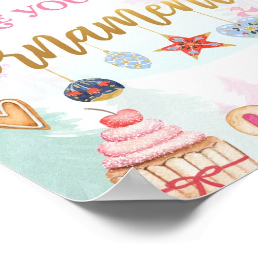 Maak je eigen Ornament voedingskraker Ballerina Gi Poster (Hoek)