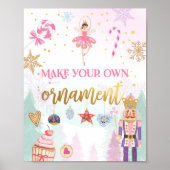 Maak je eigen Ornament voedingskraker Ballerina Gi Poster (Voorkant)