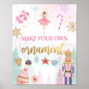 Maak je eigen Ornament voedingskraker Ballerina Gi Poster