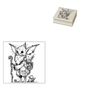 Maak Je Eigen Oudere Jerboa Reiziger Rubberstempel (Gestempeld)