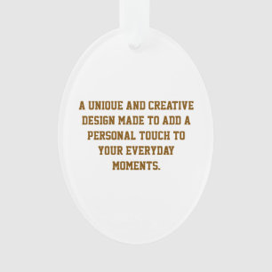 Maak Je Eigen Ovale Acryl Ornament