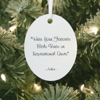 Maak je eigen ovale kerstversiering metalen ornament