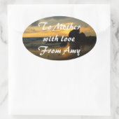 Maak je eigen ovale sticker (Tas)