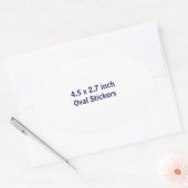 Maak Je Eigen Ovale Sticker (Envelop)
