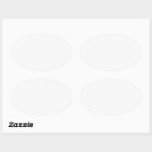 Maak je eigen ovale sticker (Vel)