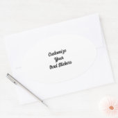 Maak Je Eigen Ovale Sticker (Envelop)
