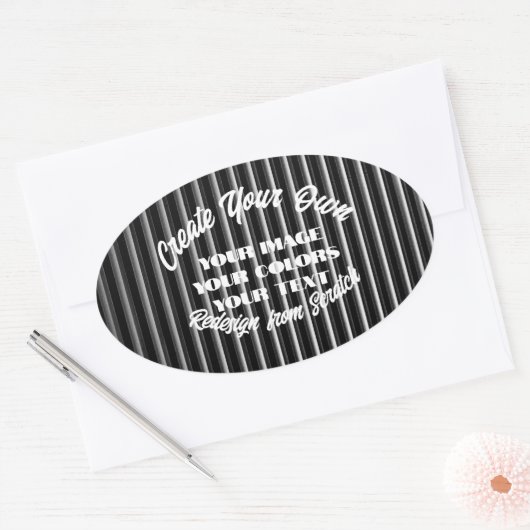 Maak je eigen ovale sticker (Envelop)