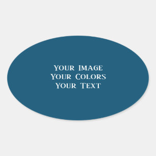 Maak je Eigen Ovale Sticker