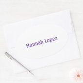 Maak Je Eigen Ovale Sticker (Envelop)