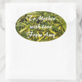 Maak je eigen ovale sticker (Tas)